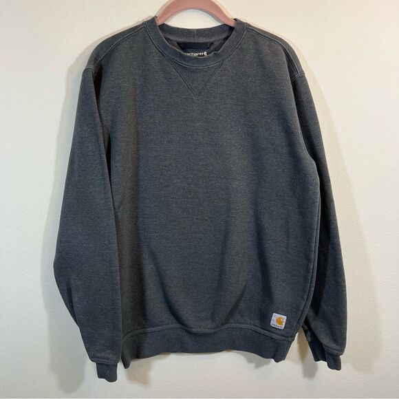 Carhartt Gray Loose Fit Crewneck Sweatshirt Small - Picture 1 of 12